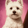 West Highland Terrier Puppy Diamond Painting