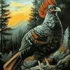 Western Capercaillie Fowl Diamond Painting