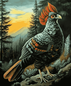 Western Capercaillie Fowl Diamond Painting