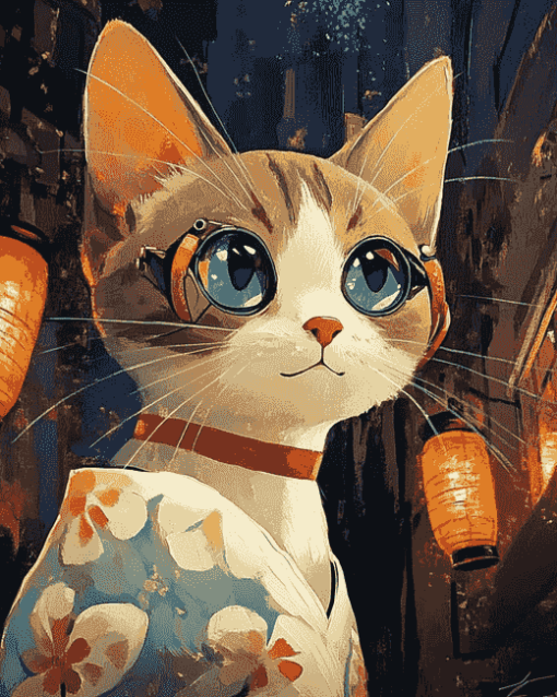 Whisker Away Anime Diamond Painting