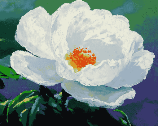 White Roses by Simon Bull Diamond Painting