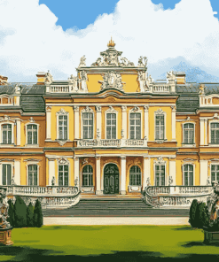 Wilanow Palace Scenic Diamond Painting