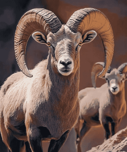 Wild Bighorn Sheep Diamond Painting