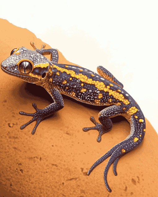 Wild Gecko Reptile Diamond Painting