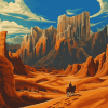 William Haskell Desert Fantasies Diamond Painting