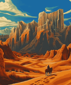 William Haskell Desert Fantasies Diamond Painting