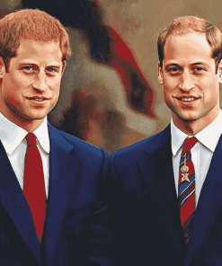 William and Harry Royal Diamond Painting