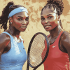 Williams Sisters Tennis Icon Diamond Painting