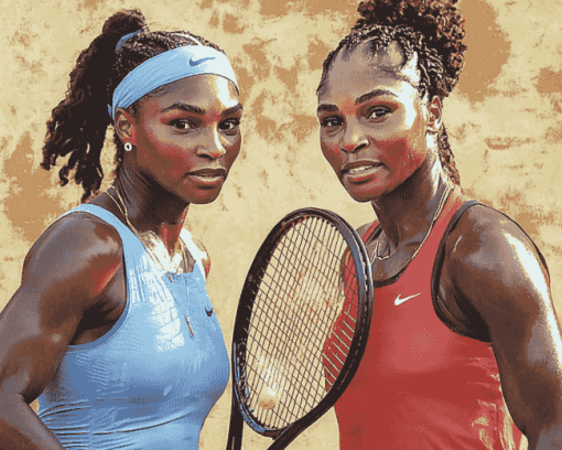 Williams Sisters Tennis Icon Diamond Painting