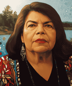 Wilma Mankiller Iconic Women Diamond Painting