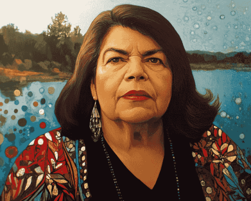 Wilma Mankiller Iconic Women Diamond Painting