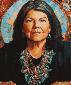 Wilma Mankiller Women Leaders Diamond Painting