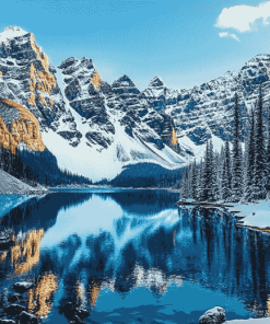 Winter Landscapes of Banff Diamond Painting