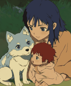 Wolf Children Anime Diamond Painting