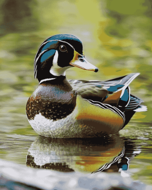 Wood Duck Wildlife Diamond Painting