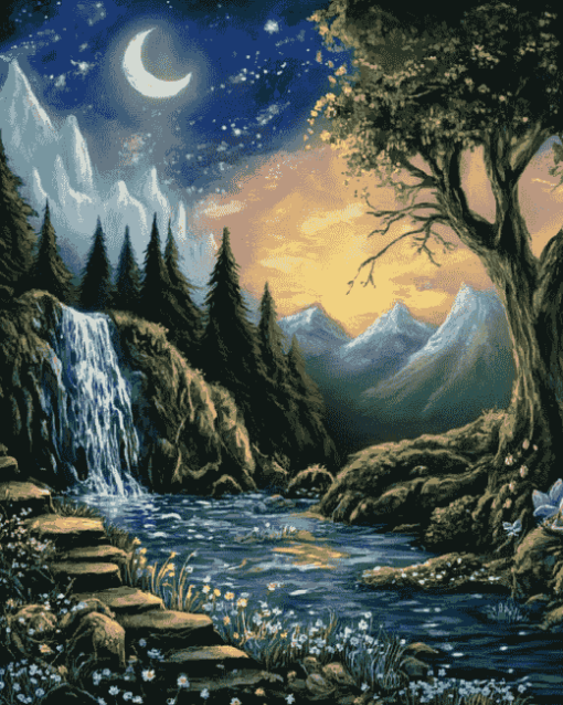 Woodland Cartoons Fantasy Diamond Painting