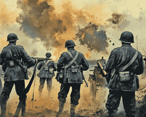 World War 2 Battles Diamond Painting