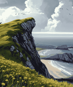 Worms Head Scenic View Diamond Painting