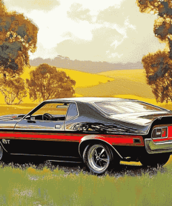 XB GT Falcon Car Diamond Painting