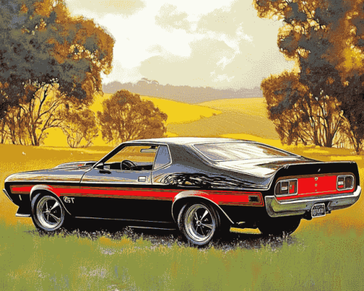 XB GT Falcon Car Diamond Painting