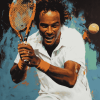 Yannick Noah Tennis Player Diamond Painting