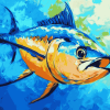 Yellow Fin Tuna Diamond Painting