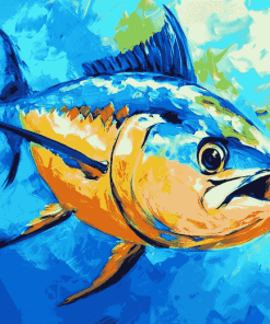 Yellow Fin Tuna Diamond Painting