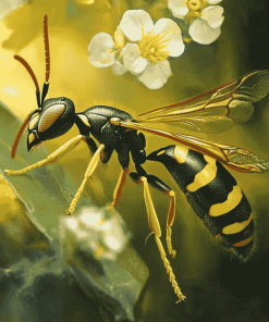 Yellow Jacket Insect Diamond Painting