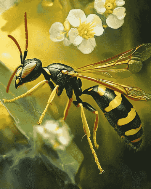 Yellow Jacket Insect Diamond Painting