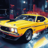 Yellow Xb Gt Falcon Car Diamond Painting