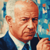 Yitzhak Rabin Politician Diamond Painting