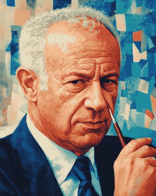 Yitzhak Rabin Politician Diamond Painting