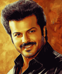 Young Anil Kapoor Celebrity Diamond Painting