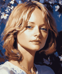 Young Jodie Foster Iconic Look Diamond Painting