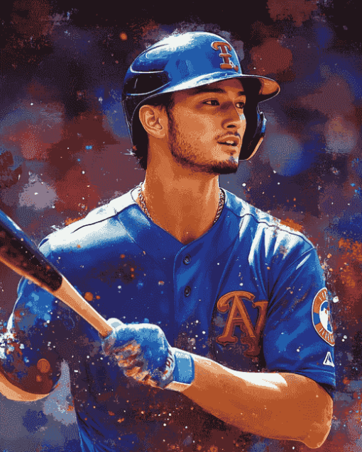 Yu Darvish Baseball Legend Diamond Painting