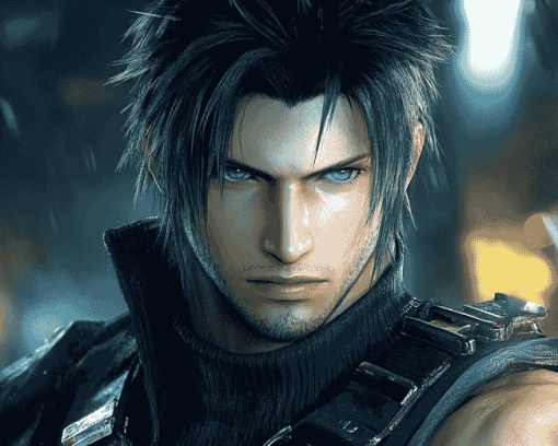 Zack Fair Video Game Diamond Painting