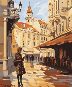 Zagreb Urban Beauty Diamond Painting