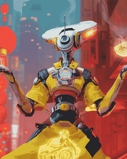 Zenyatta Overwatch Animation Diamond Painting