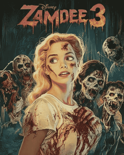 Zombies 3 Disney Movie Diamond Painting