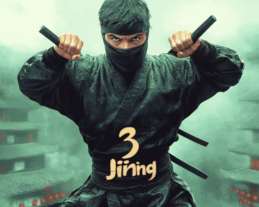 3 Ninja Action Movie Diamond Painting