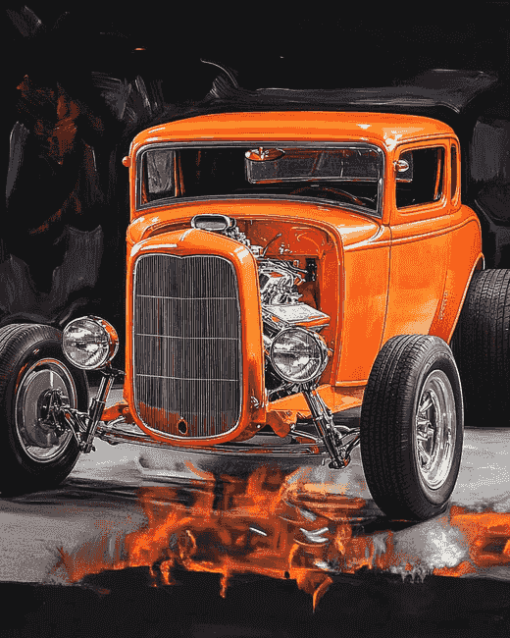 32 Ford Coupe Car Diamond Painting