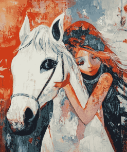 Abstract Horses Diamond Painting