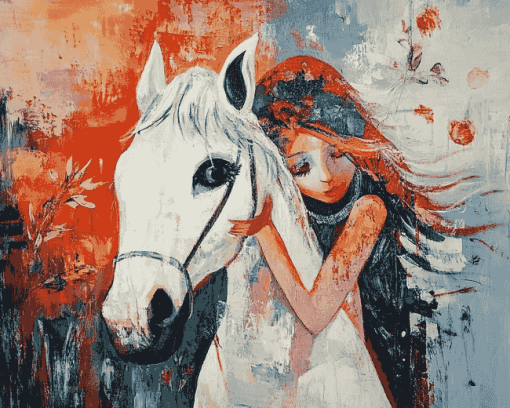 Abstract Horses Diamond Painting