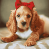 Adorable Cocker Puppy Diamond Painting