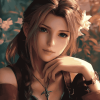 Aerith Gainsborough Anime Diamond Painting