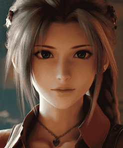 Aerith Gainsborough Fantasy Diamond Painting