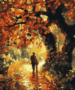 Aesthetic Autumn Landscape Diamond Painting