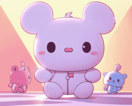 Aesthetic BT21 Animation Diamond Painting