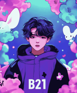 Aesthetic BT21 Cartoon Diamond Painting