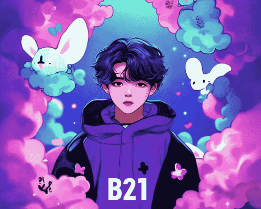 Aesthetic BT21 Cartoon Diamond Painting